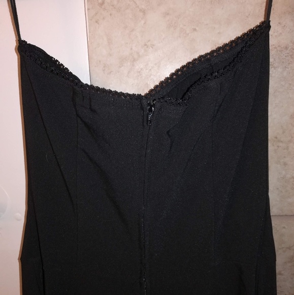 Ruby Rox black strapless dress, pink tulle - 7 - Picture 3 of 5